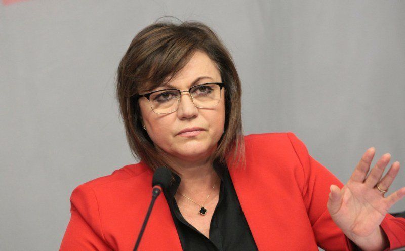 Лидерът на БСП Корнелия Нинова е приета вчера във ВМА София след положителен тест за Covid-19