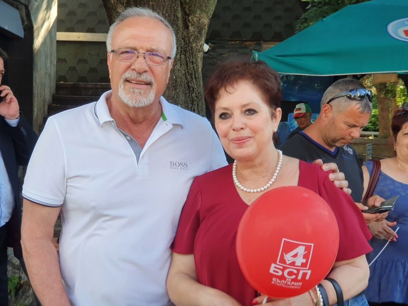 Асен Гагаузов със Соня Келеведжиева